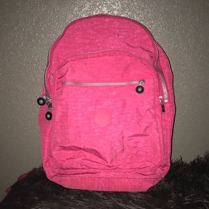 New pink KIPLING large backpack